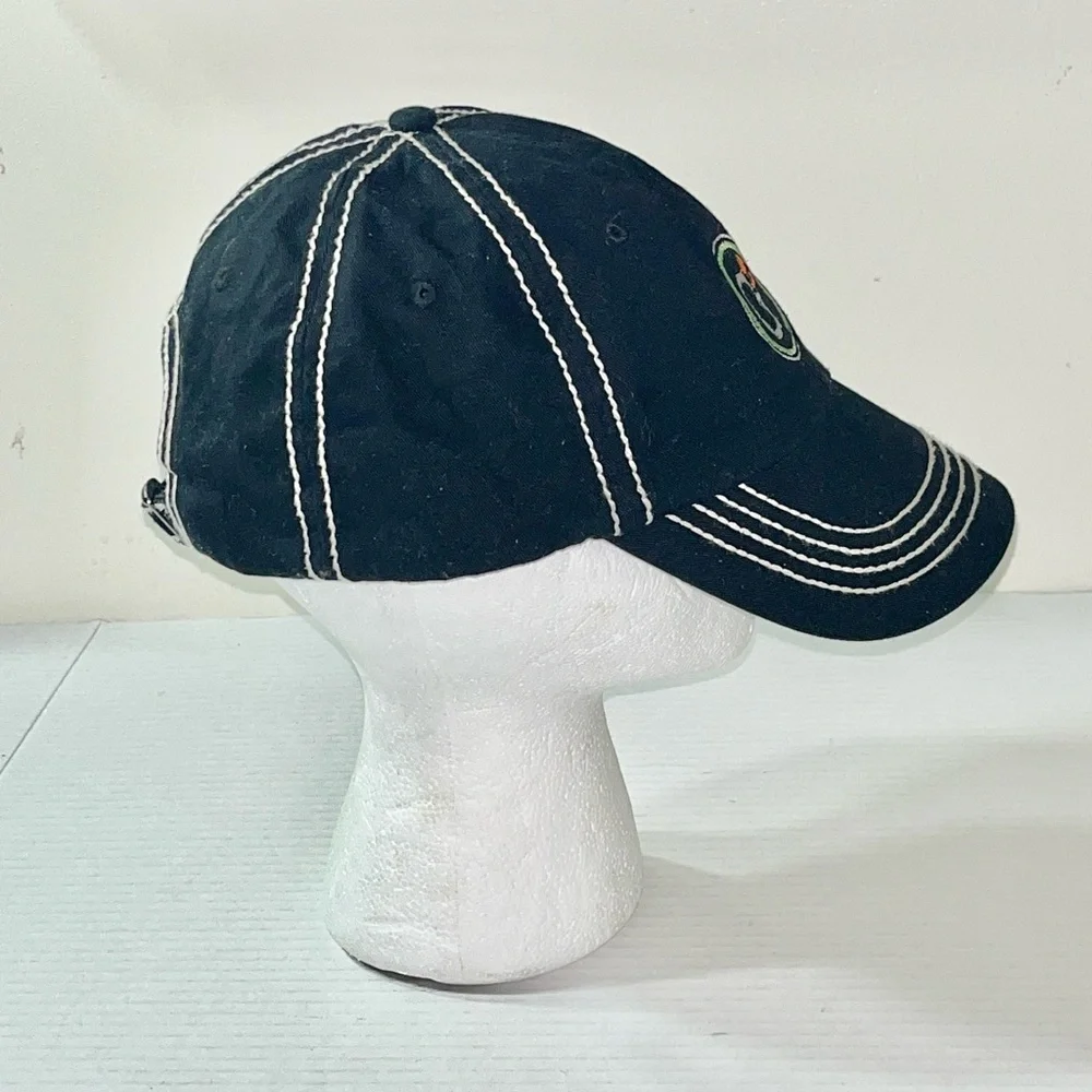 Big Accessories G Squared Dad Hat Men’s OS Black Strapback Embroidered Logo‎